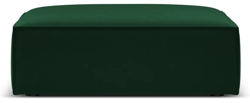 Sötétzöld bársony lábtartó Vanda – Mazzini Sofas