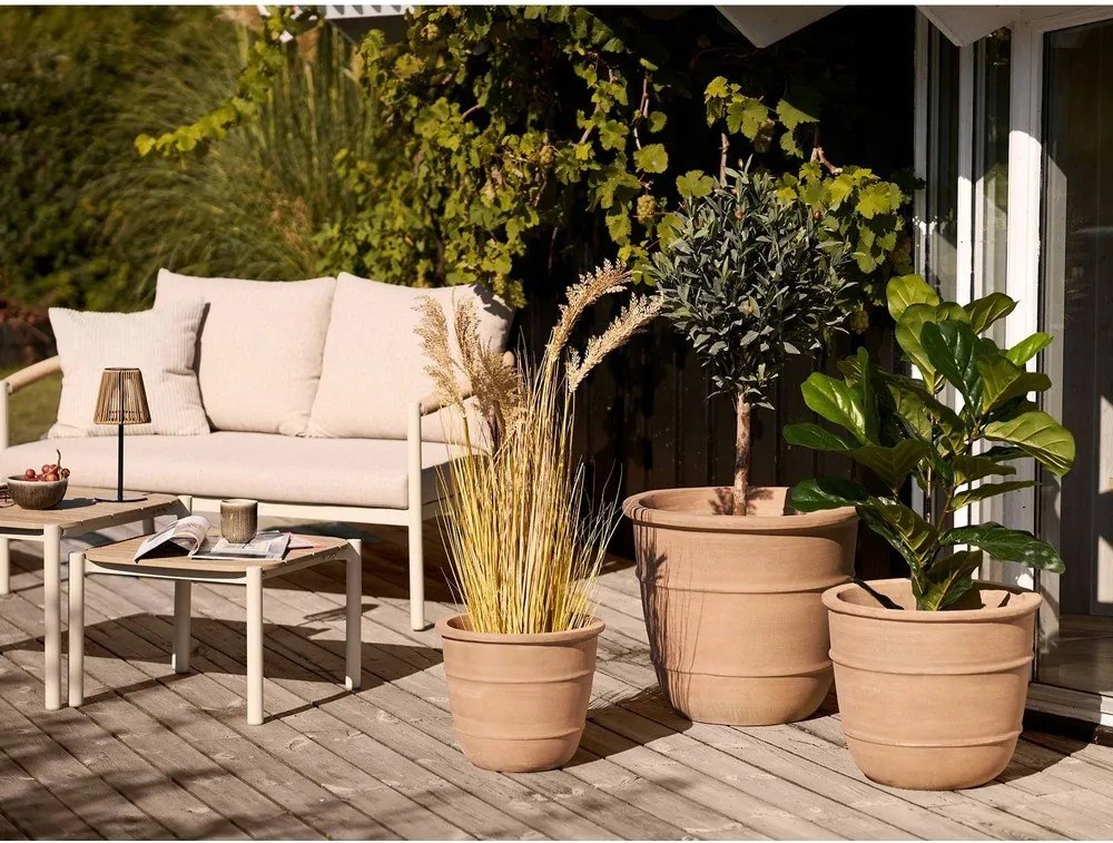Terrakotta virágcserép készlet 3 db-os ø 48 cm Kragholm – House Nordic
