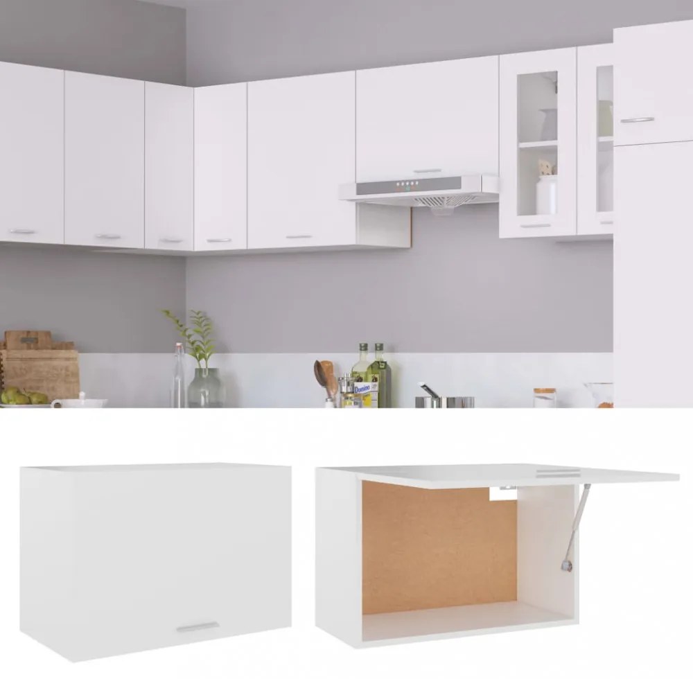 “Lyon” fehér szerelt fa függő szekrény 60 x 31 x 40 cm