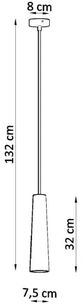 Sollux SL.0845 - Csillár zsinóron ELECTRA 1xGU10/40W/230V