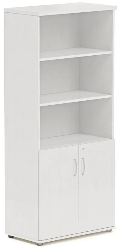 Visio magas szekrény 80 x 38,5 x 183,5 cm, fehér