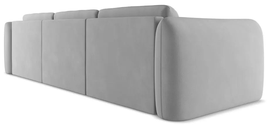 Világosszürke sarokkanapé (jobb oldali) Hoku – Makamii