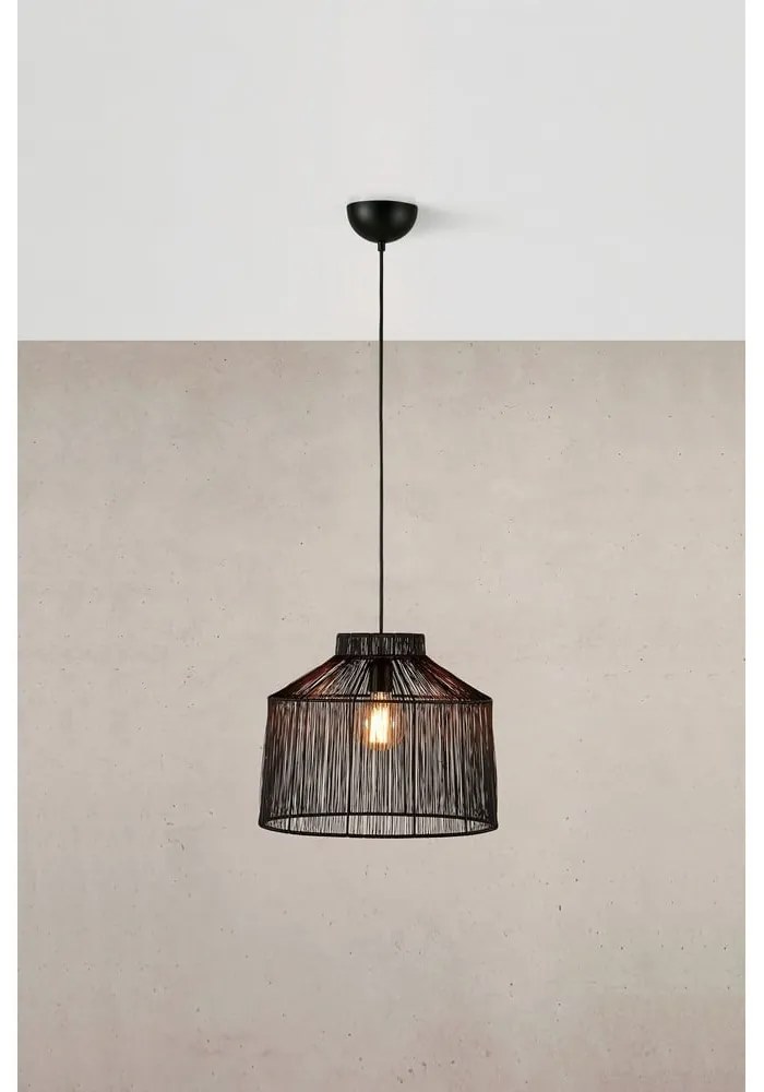 Fekete függőlámpa fém búrával ø 42 cm Capanna – Markslöjd