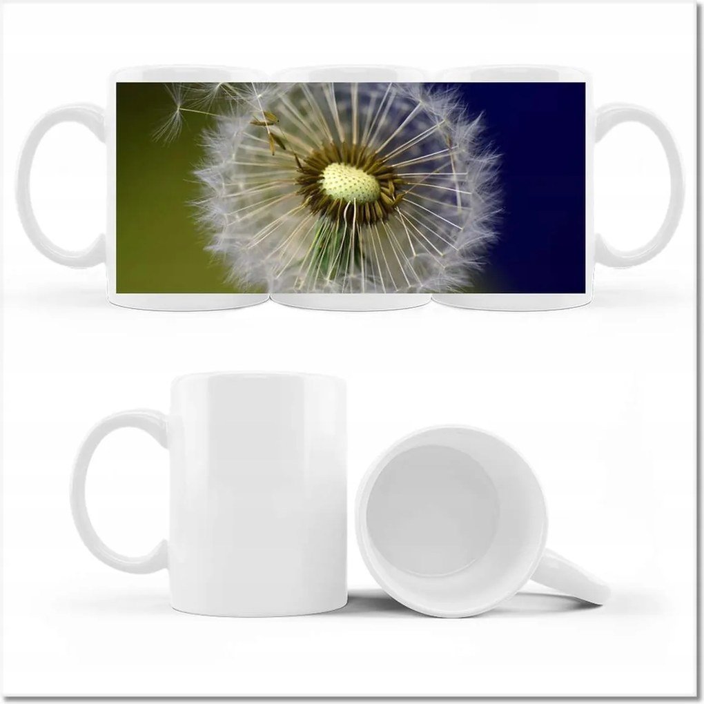 Pitypang fényképes bögre