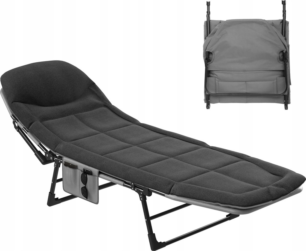 Yitahome Összecsukható Utazóágy Kényelmes Napozóágy 200x65 Max 150KG