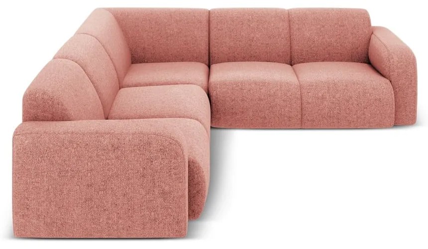 Rózsaszín sarokkanapé (variálható-L alakú) Molino – Micadoni Home