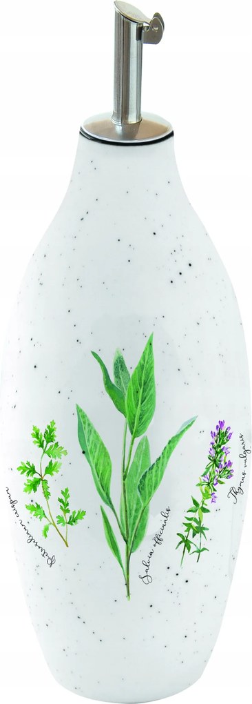 Porcelán olajpalack maggi ecet 300ml retro boho stílusos