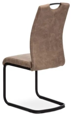 Scaun de masă modern cu bază de sanie în culoarea trufei Dcl-413