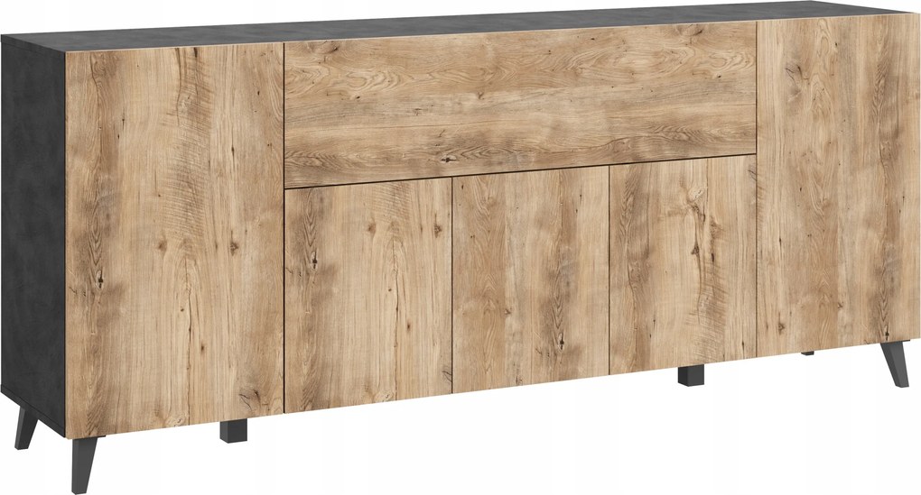 Phuket komód 180 cm matt/gesztenye, csendes ház, modern nappaliba