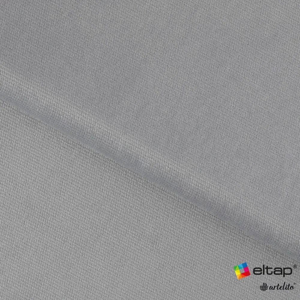 Szürke bársony kinyitható sarokkanapé (jobb oldali-heverő résszel) Blezalt – ELTAP