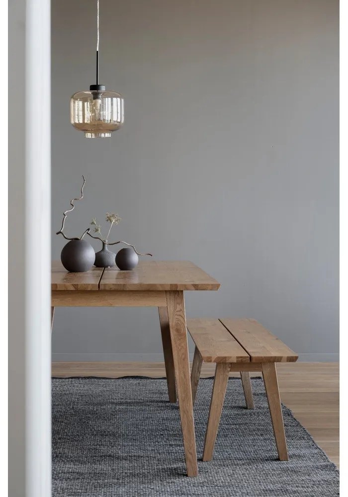 Melfort fa étkezőpad tölgyfa dekorral, 144 x 38 cm - Rowico