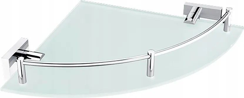 Nimco Keira sarok fürdőszobai polc, üveg, matt, Ke 22091RA-26