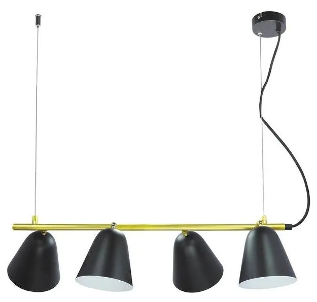 Rabalux 5377 - Csillár zsinóron ALTDER 4xE14/40W/230V