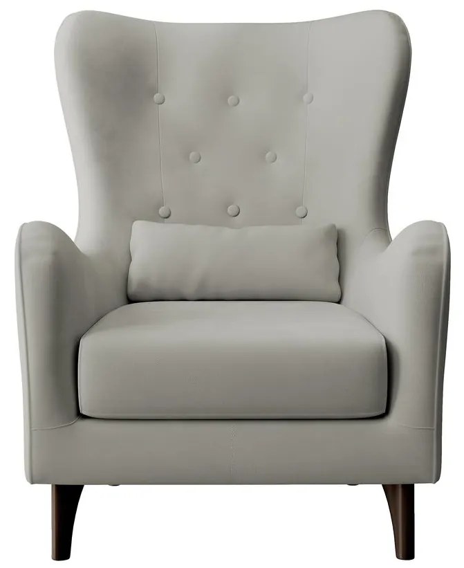 Fotel lábtartóval Calimero II  (szürke + wenge). Akció -16%. 1099324