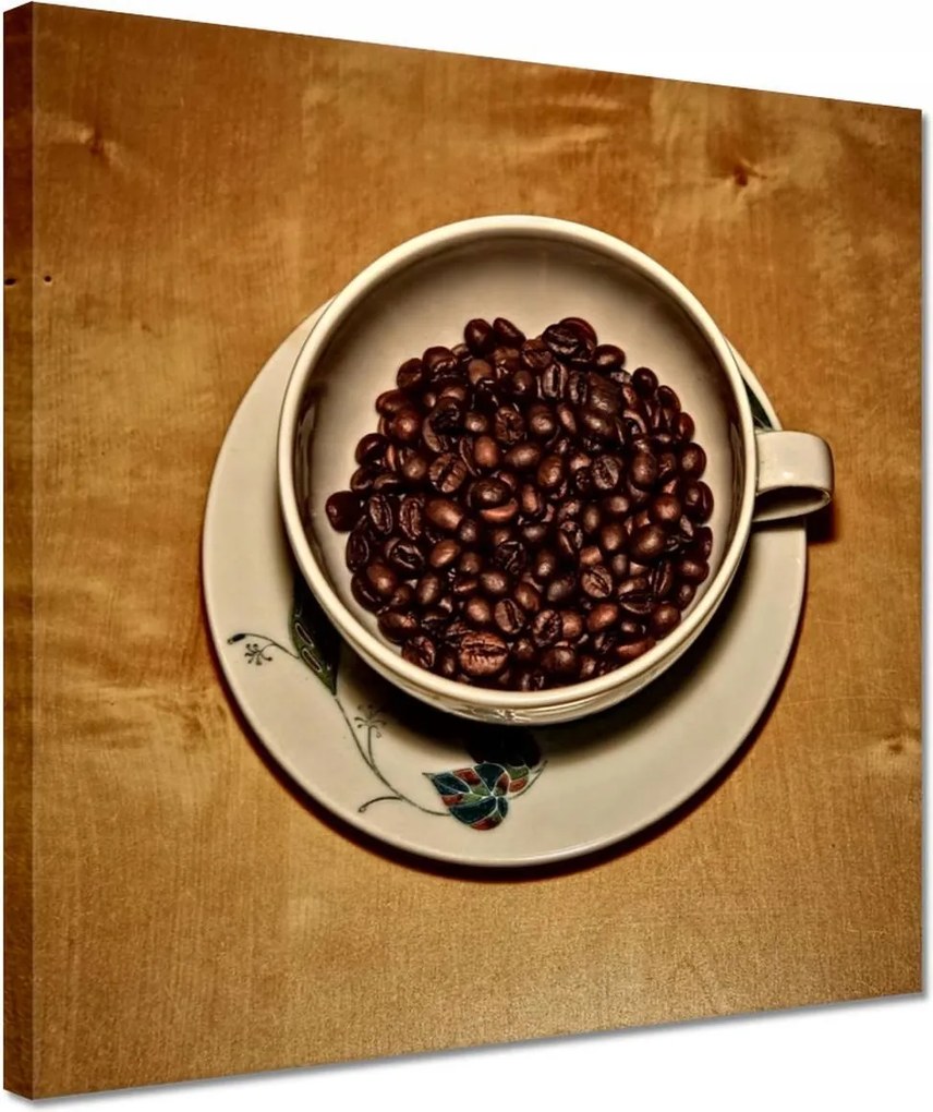 Vászonkép 30x30 Aromás kávébabok