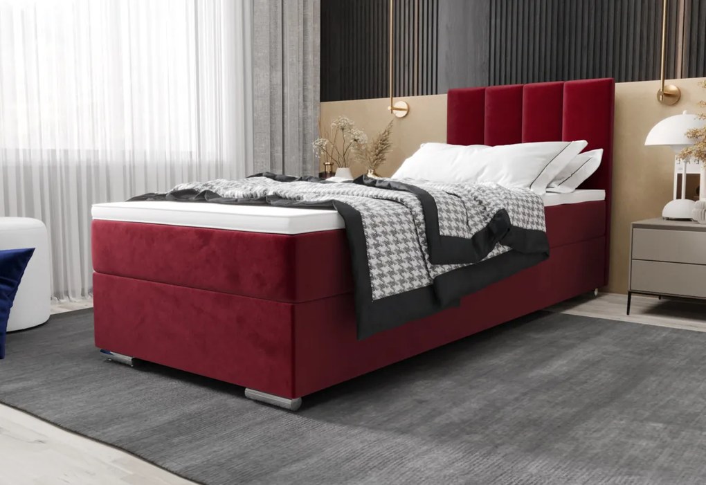 SARINA 2 kárpitozott ágy, 90x200, itaka 50, balos