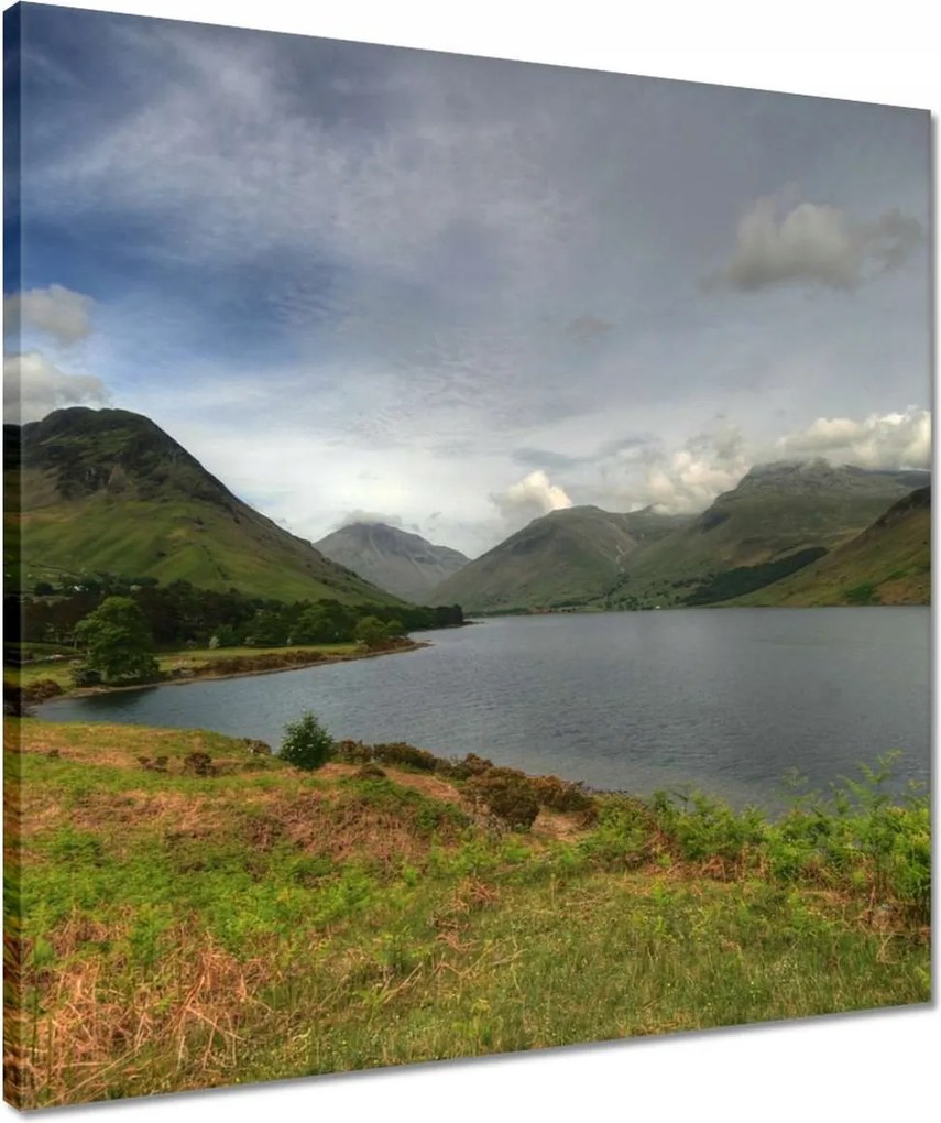 Vászonkép 50x50 Hegyek kilátás