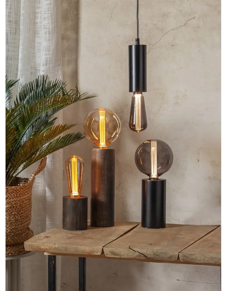 Fekete lámpa állvány 15 cm Tub – Star Trading