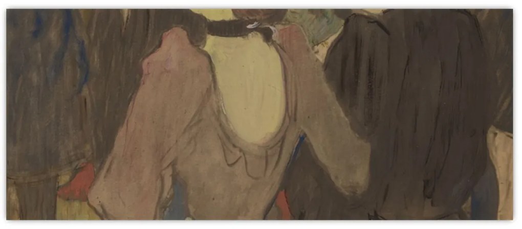 Kép - Henri de Toulouse-Lautrec, La Goulue and Her Sister, reprodukciók (120x50 cm)