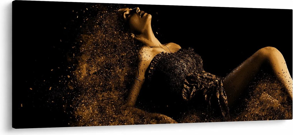 Kép - Egy nő aranyból (120x50 cm)
