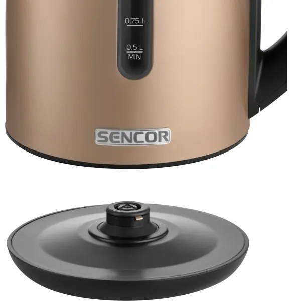 Sencor gyorsforraló termosztáttal 1,7 l 2150W/230V barna