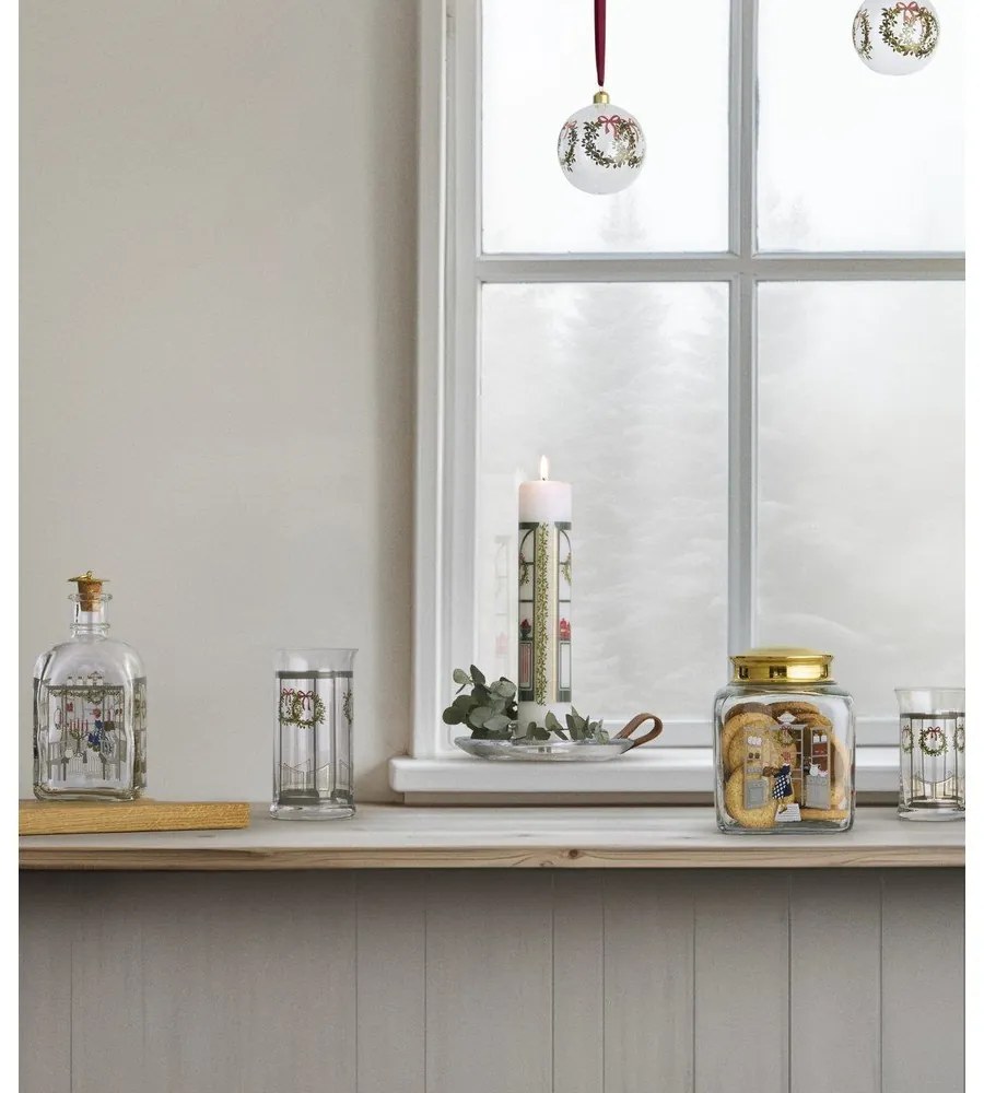 Gyertya karácsonyi mintával, égési idő 56 ó Holmegaard Christmas – Holmegaard