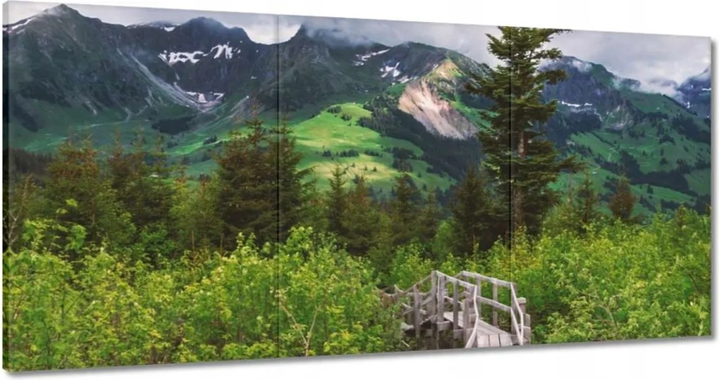 Festmények 120x60 Híd Építészet Tájkép