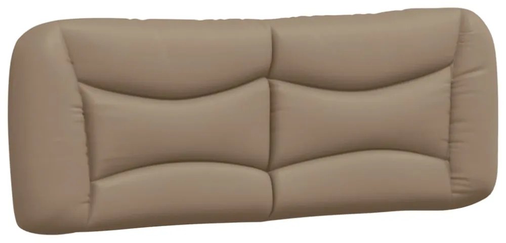 cappuccino színű műbőr ágykeret matrac nélkül Hvar 140x200 cm