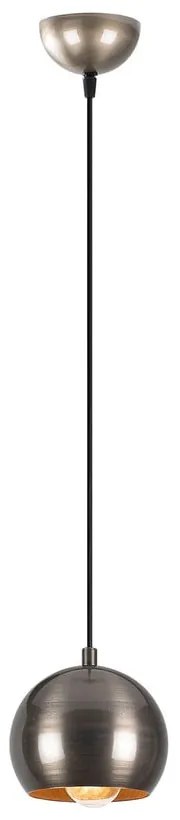 Ezüstszínű függőlámpa fém búrával ø 30 cm Berceste – Opviq lights