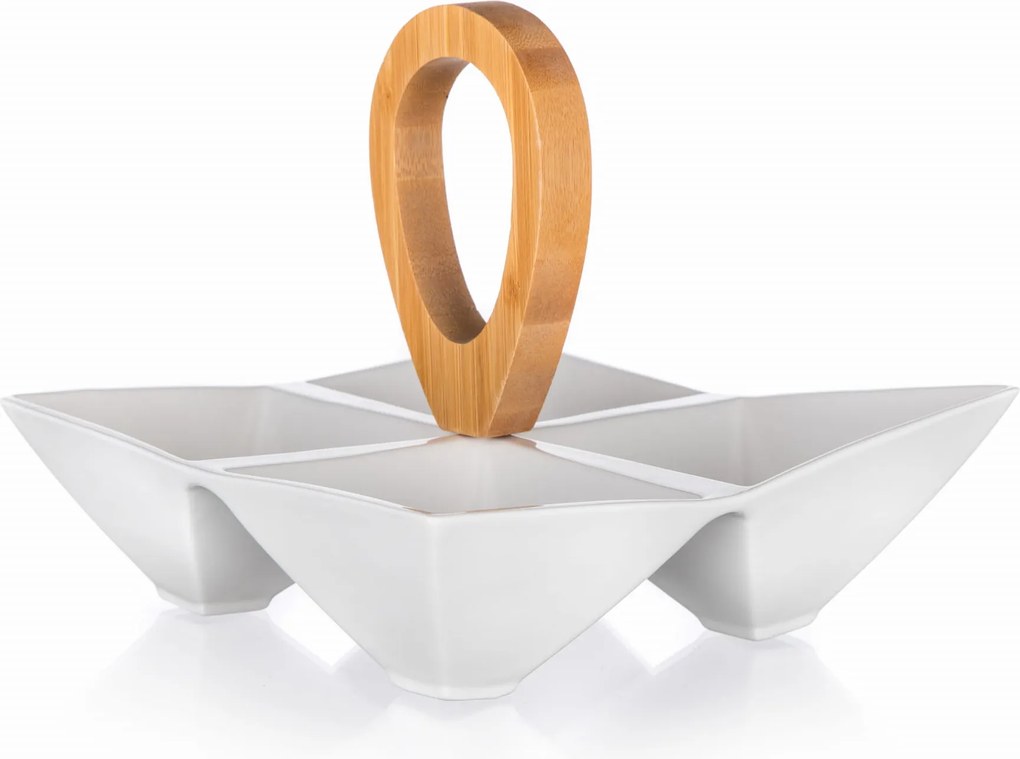 Saláta tálaló tálaló, előételekhez, Brillante 21x21x17