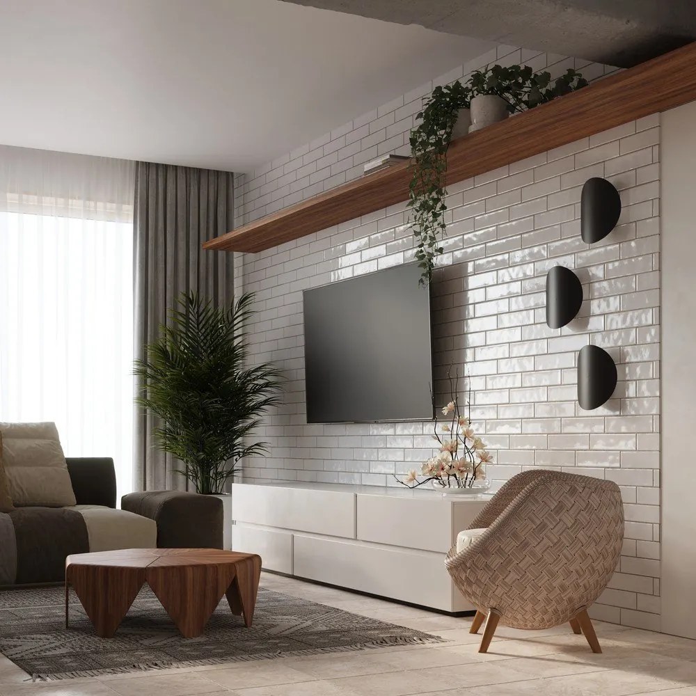 Junker fekete fali lámpa - Sollux