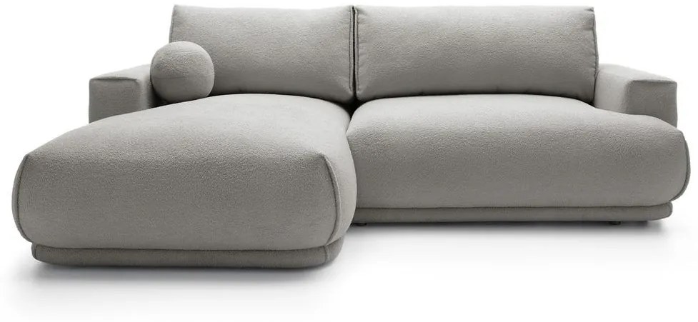 Sarokkanapé Dita mini (B) (világosszürke + fekete). 1100327