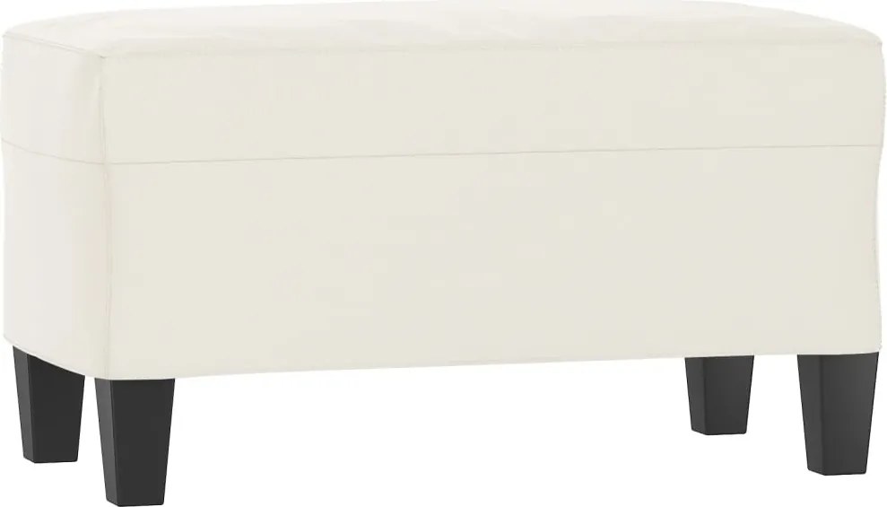 vidaXL bézs mikroszálas szövet pad 70 x 35 x 41 cm