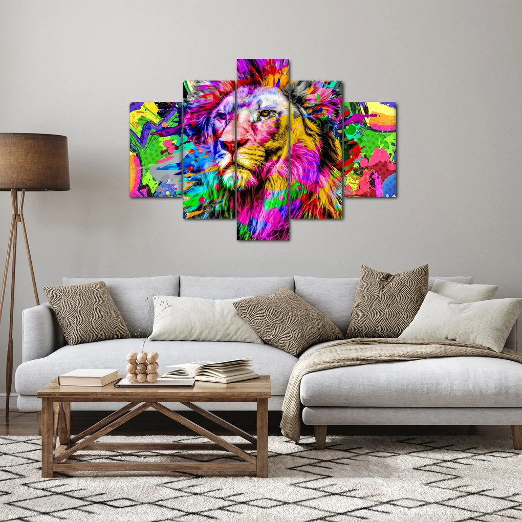 Kép - Oroszlán 3D-s képe (150x105 cm)