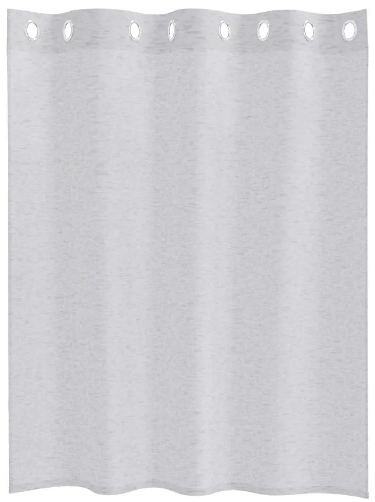 Függönyök függönyökkel 2 pcs Világosszürke 140x140cm Poliészter