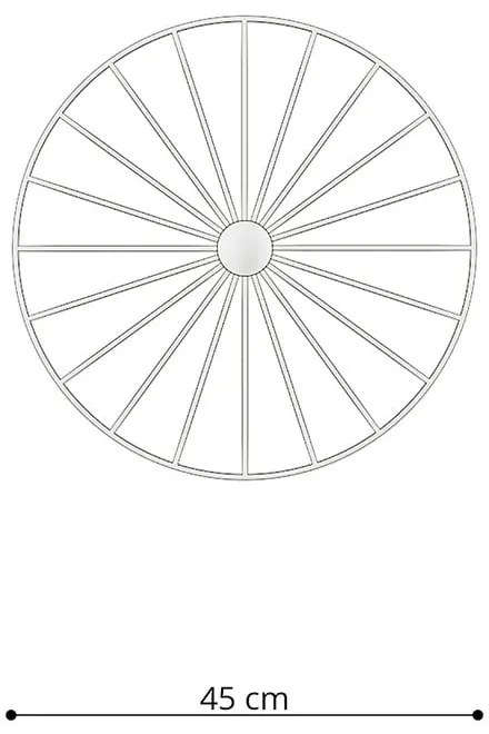 Fekete mennyezeti lámpa ø 45 cm Soho – Sollux