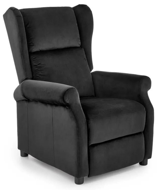 RELAXA állítható fotel, fekete