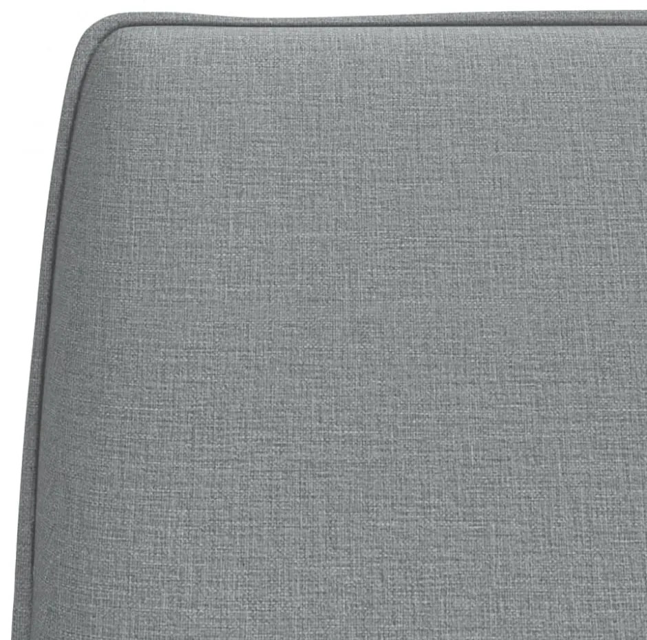 világosszürke szövet pad 100 x 75 x 76 cm