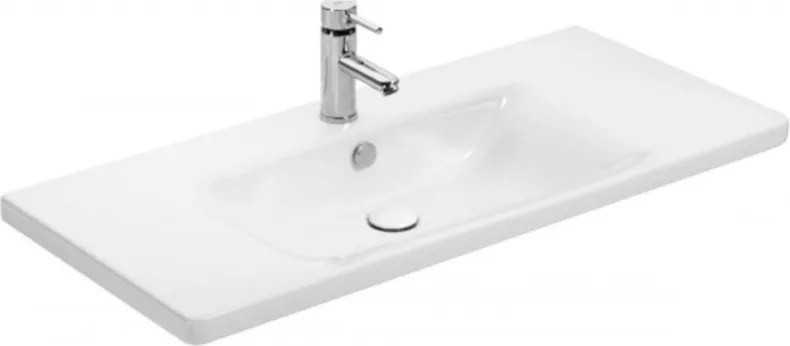 VivaStyle EKONOMIK PLUS 100 lábon álló fürdőszobabútor Sanovit ATRIA 9100 mosdóval - 101 x 45,5 cm