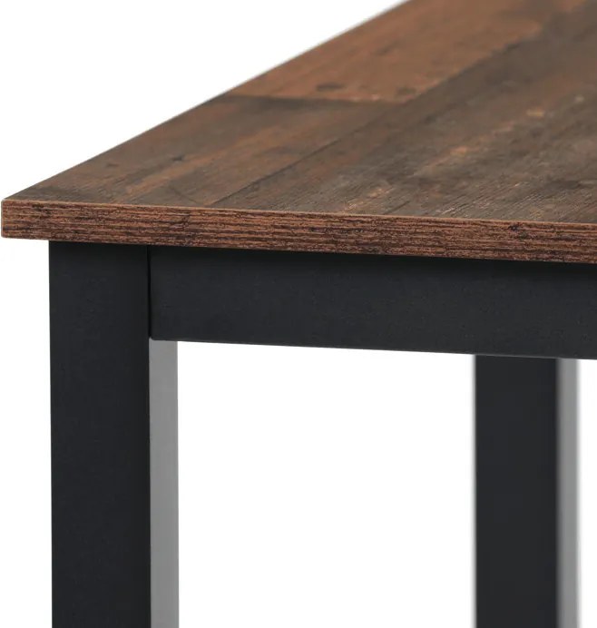 Étkezőasztal 110x70x75 cm, MDF, old wood, GDT-202 OLW2