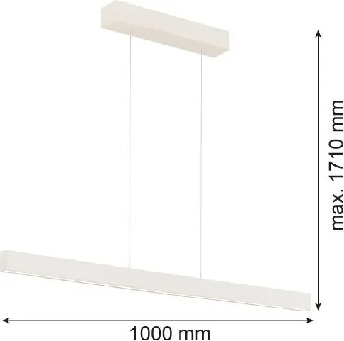ARGON 8302 BALANS Modern Led Függesztett Lámpa Fehér LED IP20