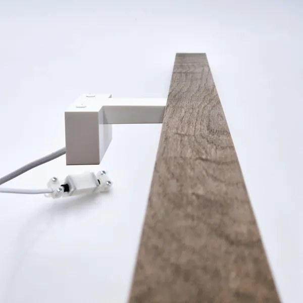 Brilagi-LED Fürdőszobai tükörmegvilágítás WOODY MIRROR LED/15W/230V IP44 tölgy/fehér