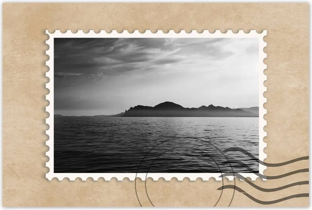 Poszterek 120x80 Tájkép ködös hegyekkel