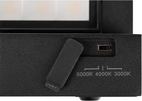 LED kültéri fali lámpa érzékelővel LED/36W/230V 3000/4000/6500K IP54 fekete