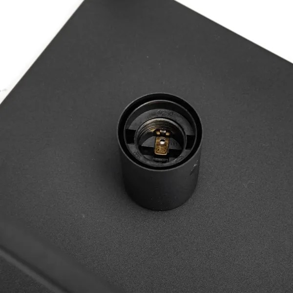 Aigostar - Mennyezeti lámpa 1xE27/40W/230V fekete