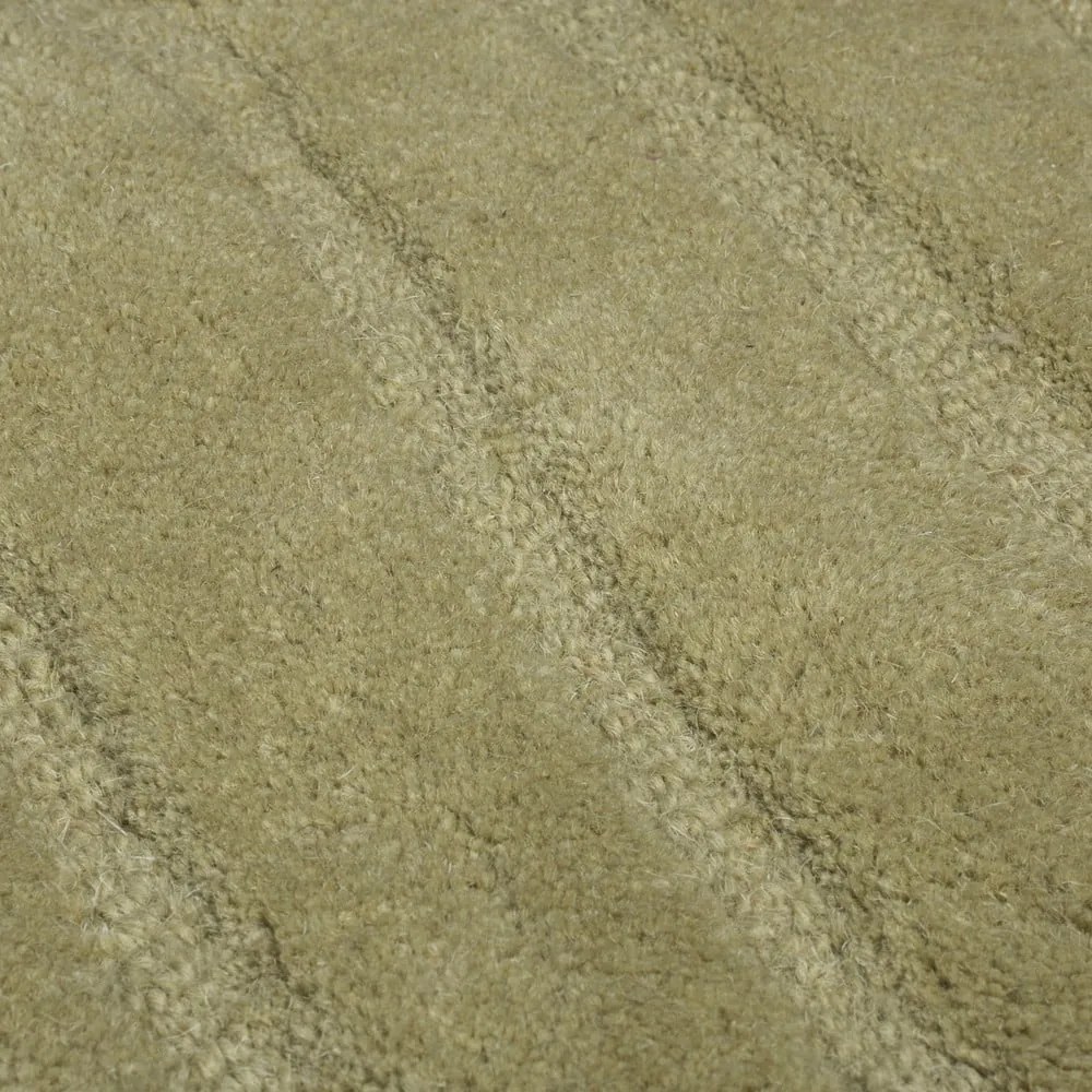 Khaki kézi szövésű gyapjú szőnyeg 200x290 cm Mesmerise Sage – Flair Rugs