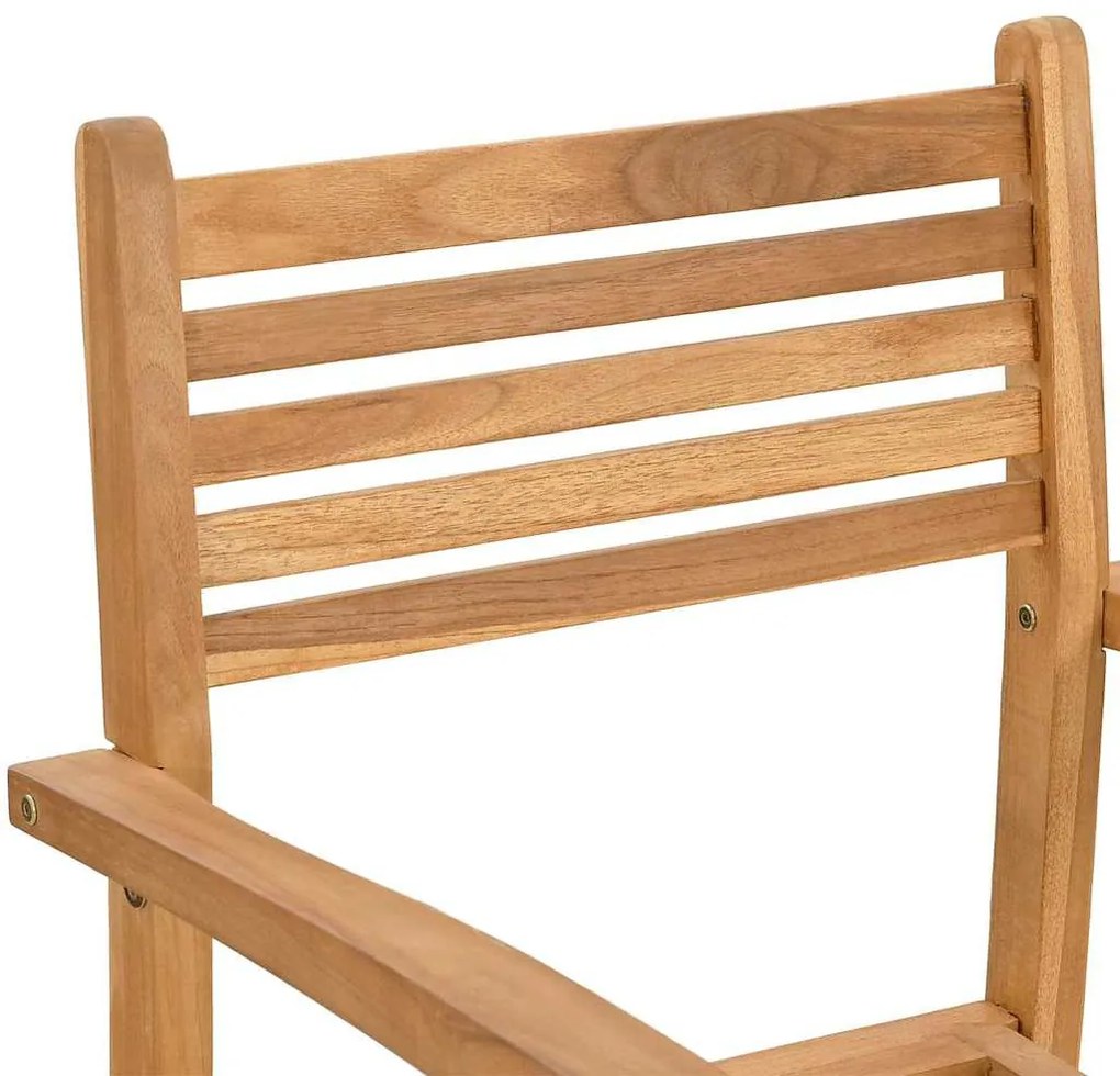 Kerti összecsukható székek 4 pcs Barna 55.5 x 55.5 x 90 cm