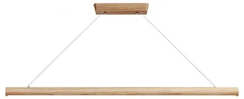 LED Csillár zsinóron LED/22W/230V 4000K 120 cm kőris/tömör fa