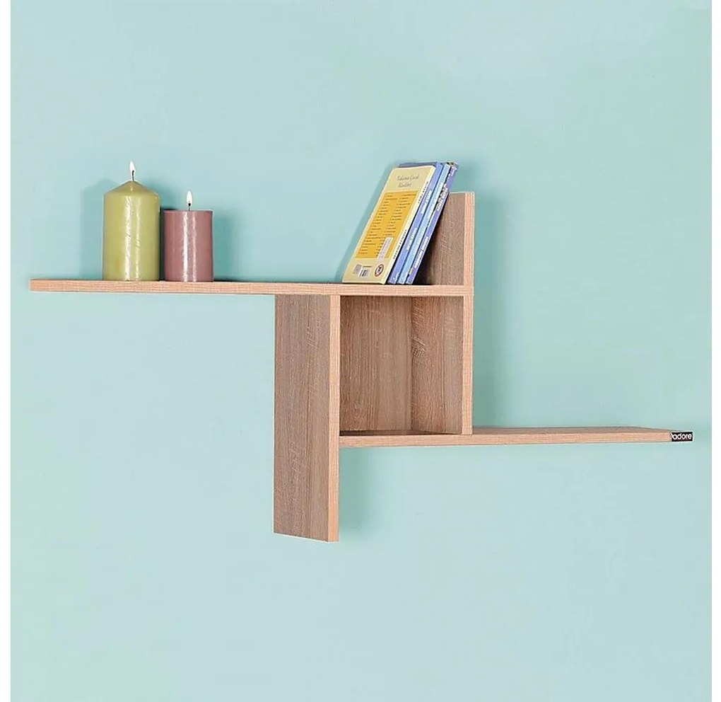 Adore Furniture Fali polc 50x100 cm barna AD0069
