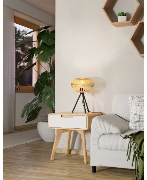 Eglo 43865 - Asztali lámpa AMSFIELD 1xE27/40W/230V
